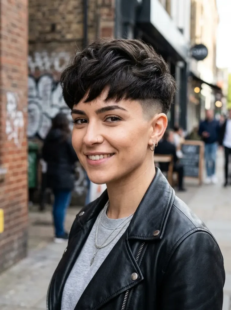 Short Thick Hair with Undercut