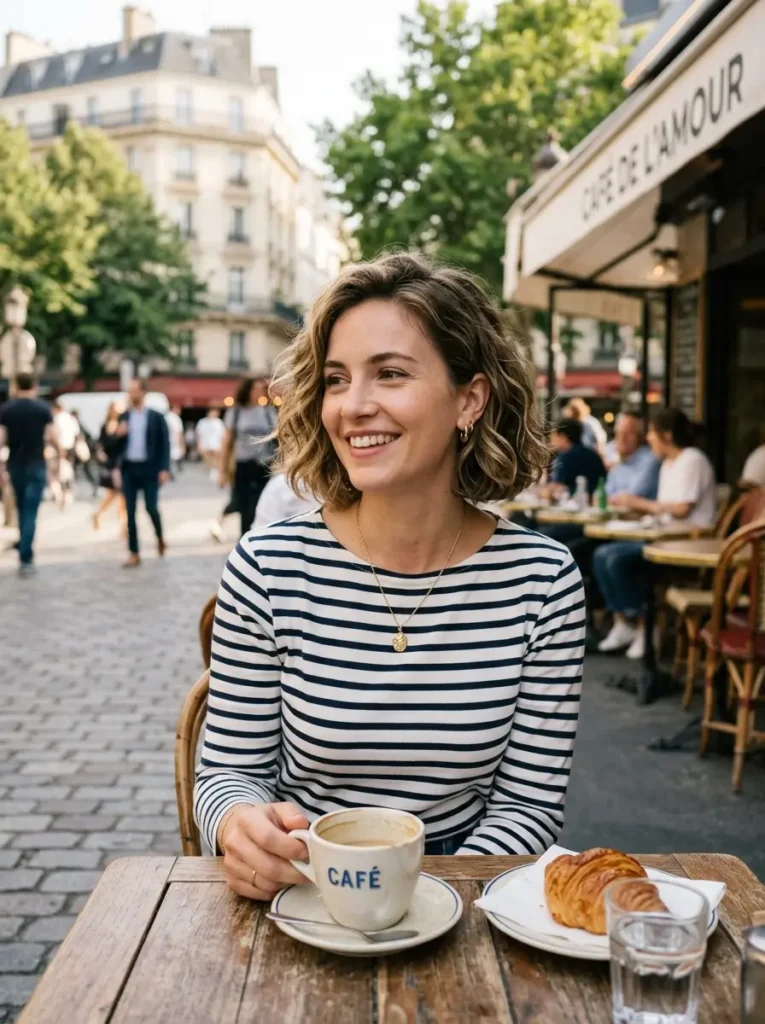 Short Wavy French Bob