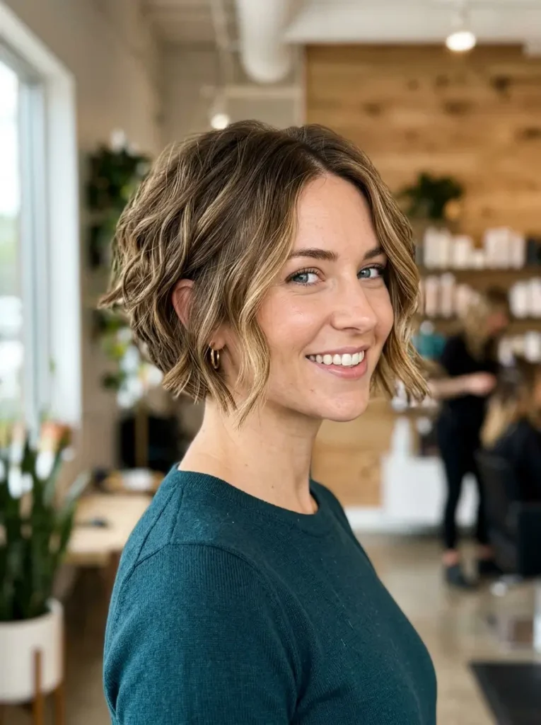 Short Wavy Bob