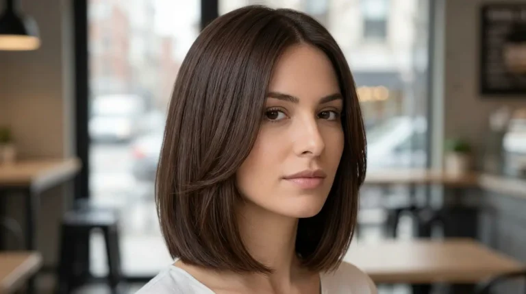 Shoulder Length Bob Haircut That Frames the Face
