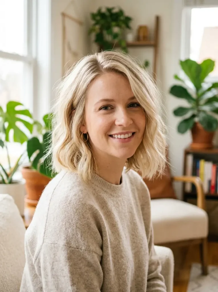 Shoulder Length Bob for Fine Hair