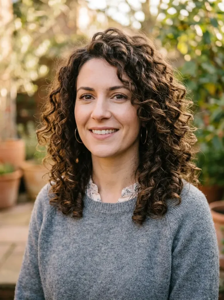Shoulder-Length Curly Cut