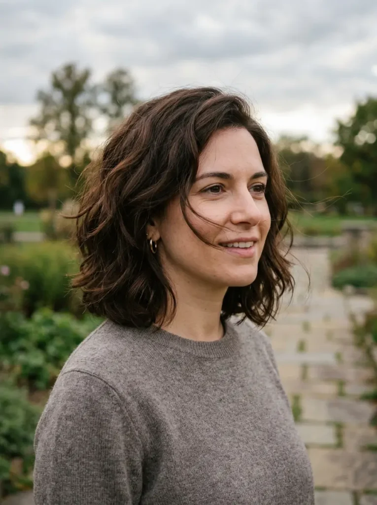 Shoulder-Length Cut for Thick Hair