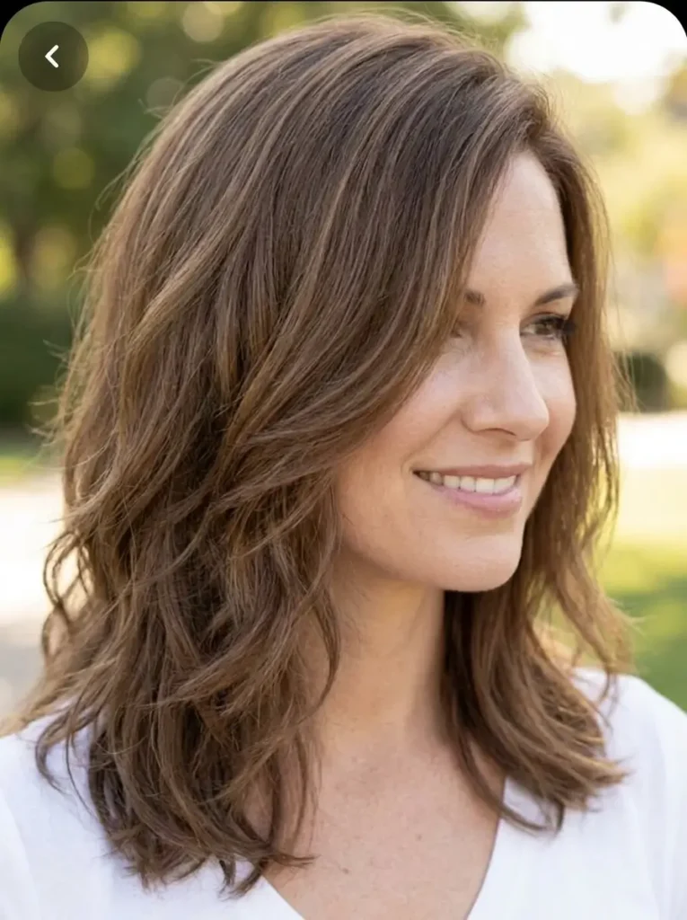 Shoulder Length Cut with Long Layers