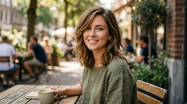 Shoulder Length Haircut with Layers for Easy Everyday Style