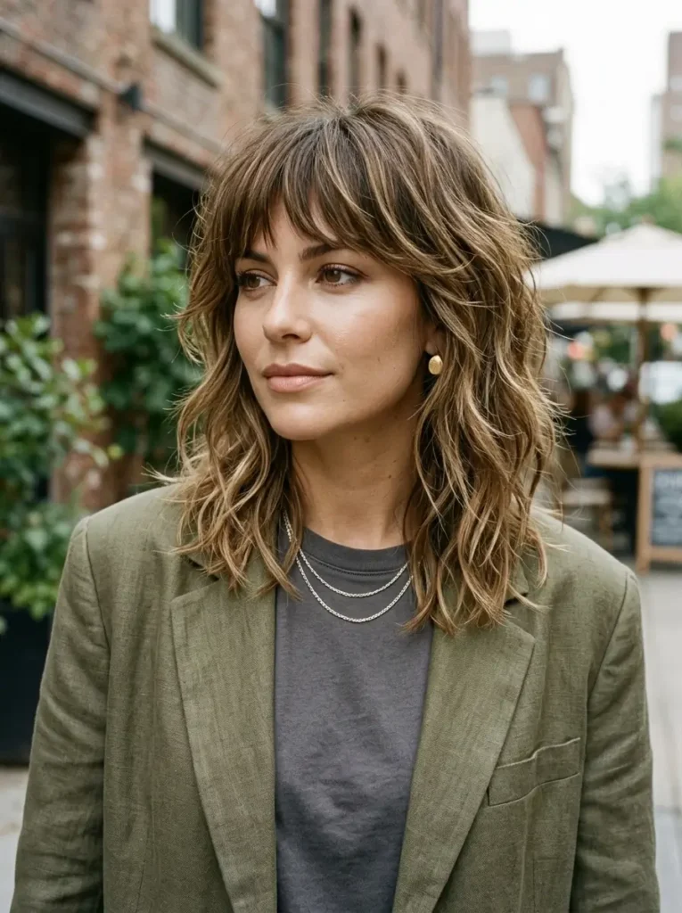 Shoulder Length Shag with Layers