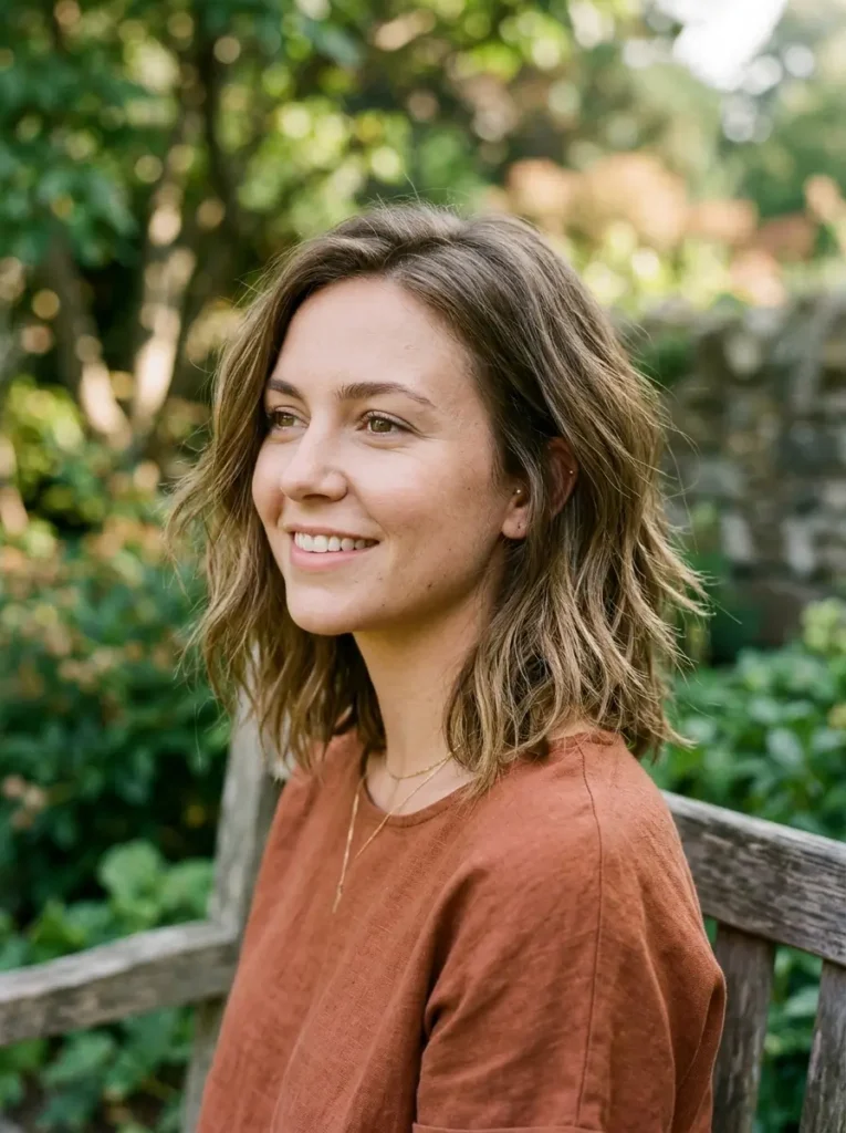 Shoulder Length Textured Ends