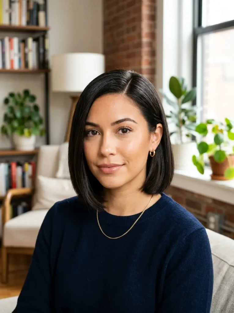 Side-Part Classic Bob
