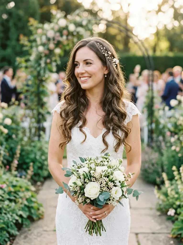 Simple Wedding Hair Down