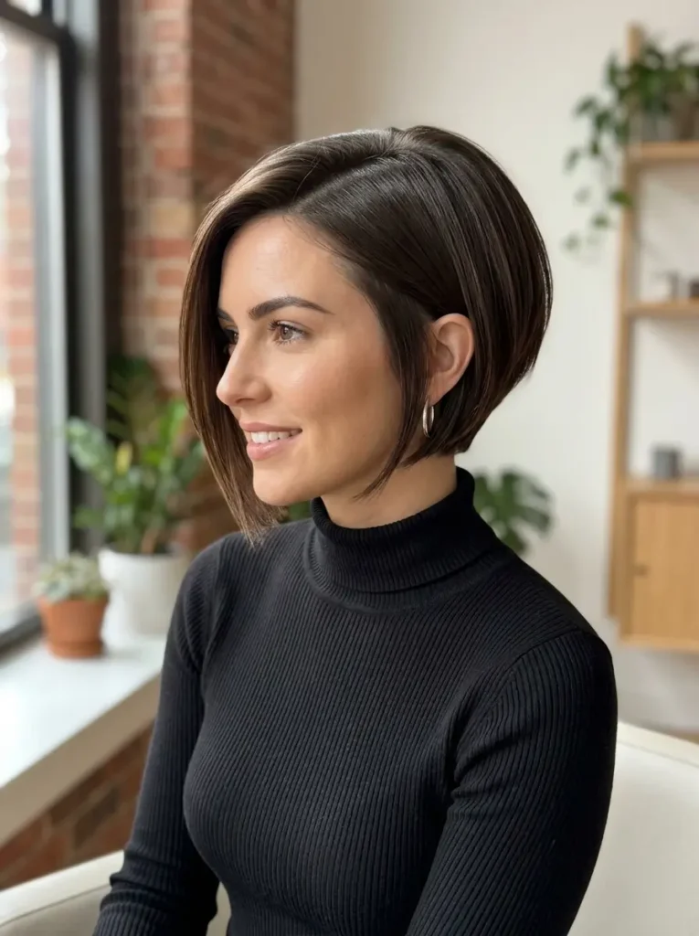 Sleek Pixie Bob Haircut