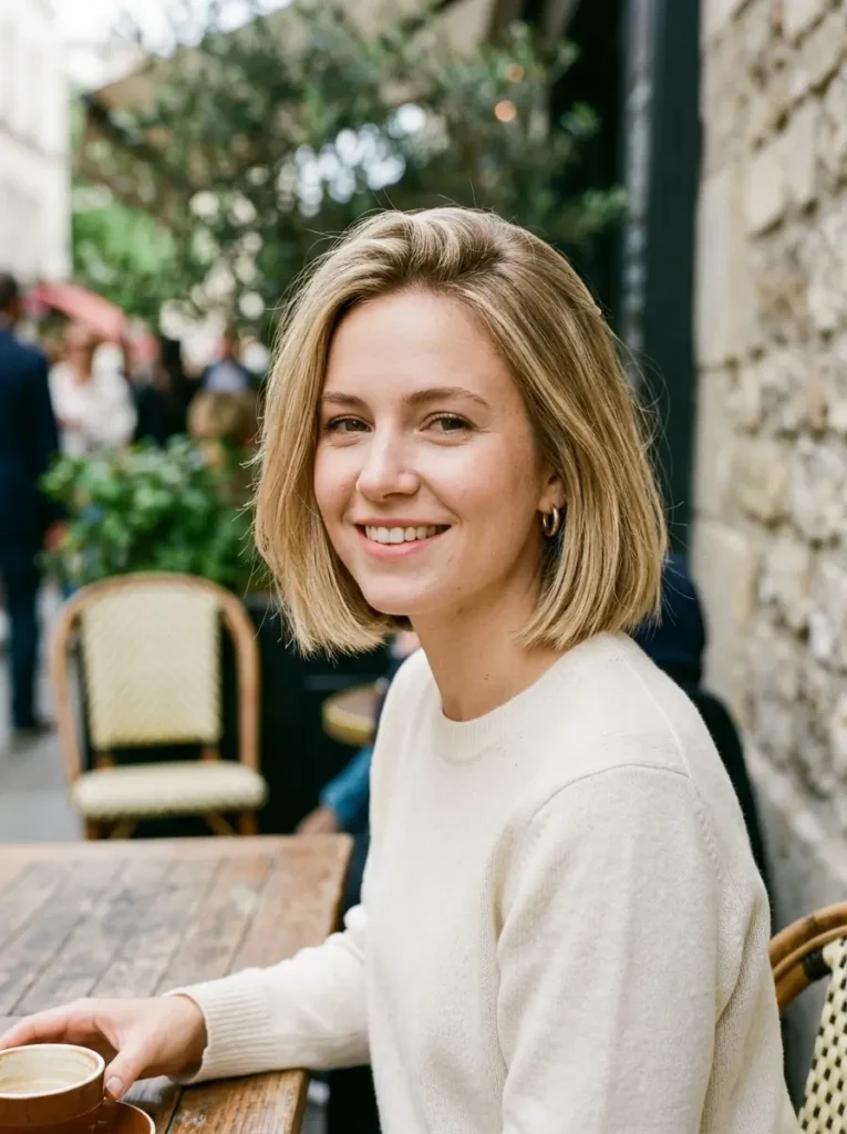 Soft Blunt Bob for Fine Hair