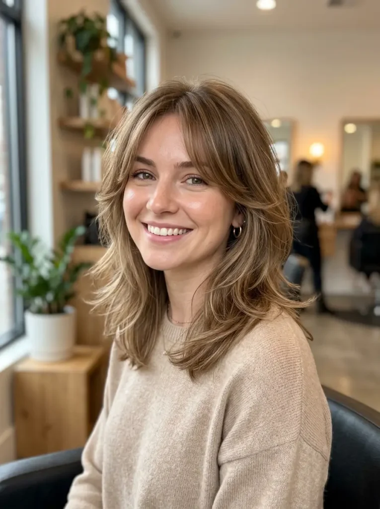 Soft Layered Cut for Fine Hair