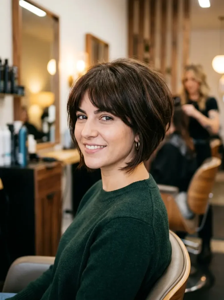 Stacked Bob for Thick Hair