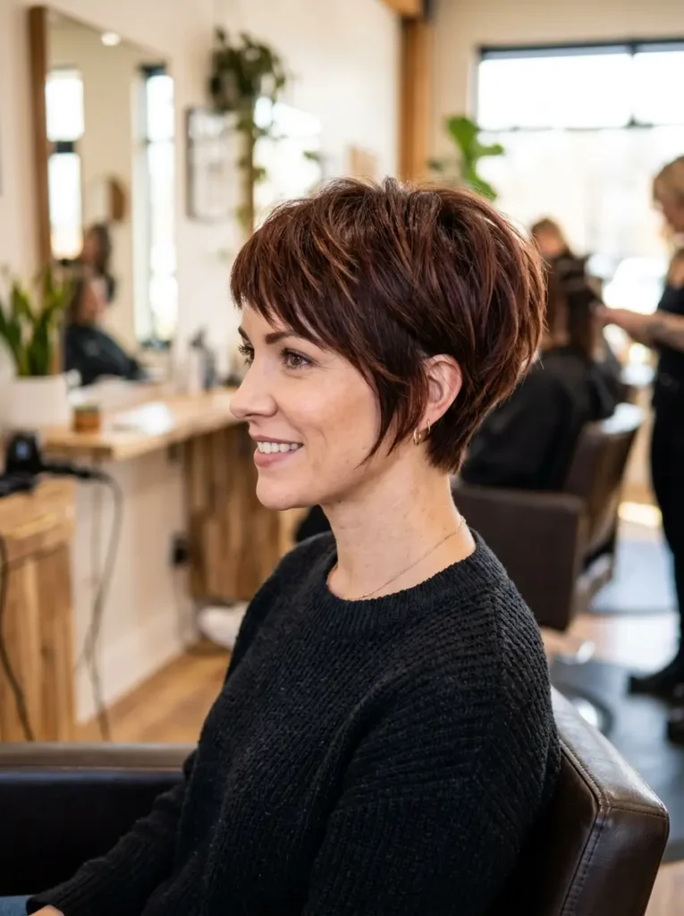 Stacked Pixie Bob Haircut
