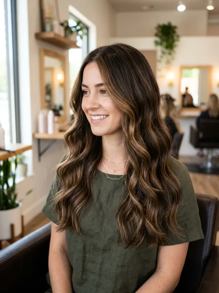 Subtle Brunette Balayage