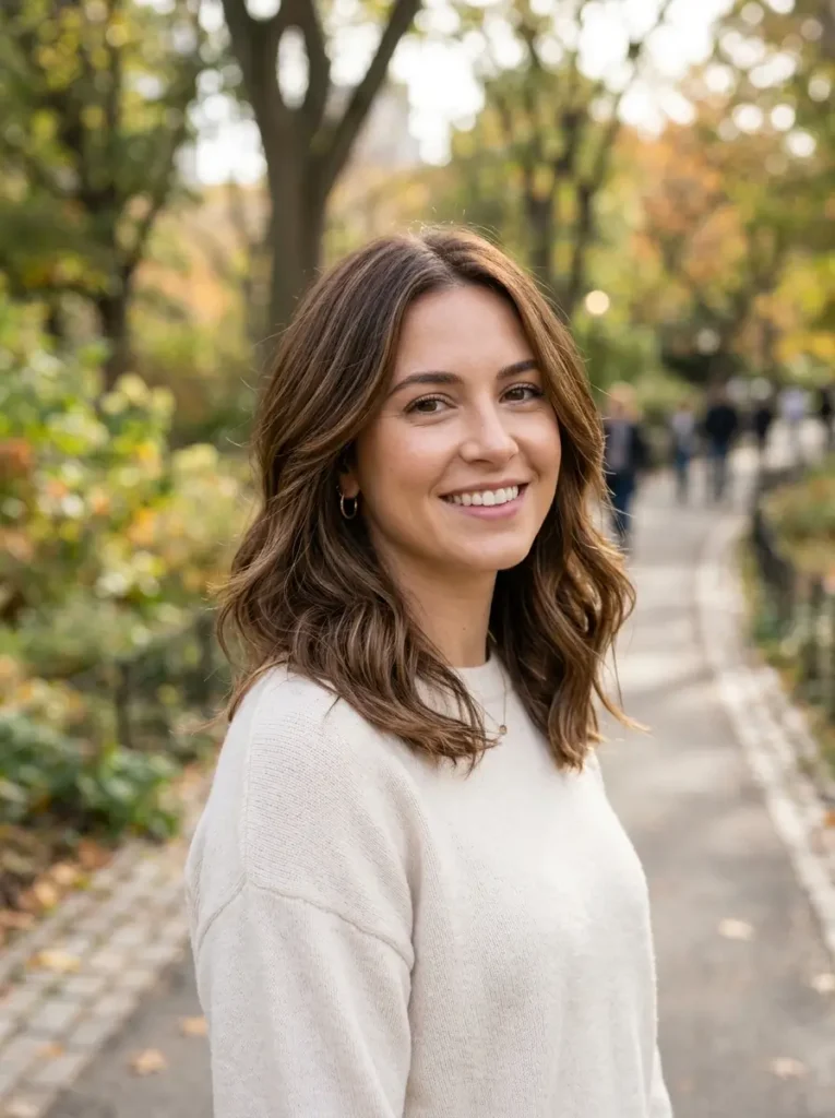 Subtle Layers for Shoulder-Length Hair