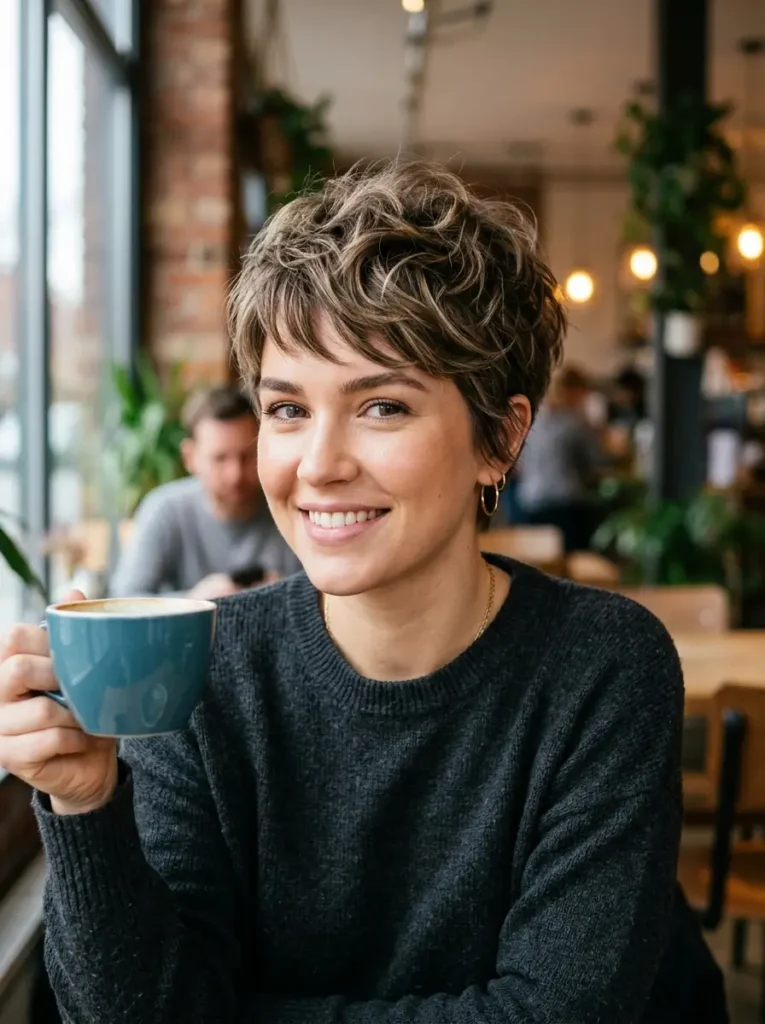 Textured Pixie Cut