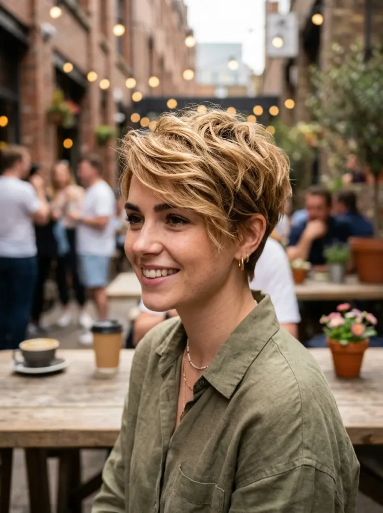 Textured Pixie Cut