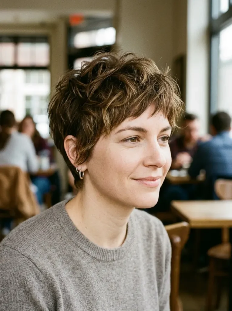 Textured Pixie Cut
