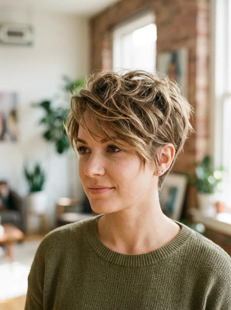 Textured Pixie Hairstyle