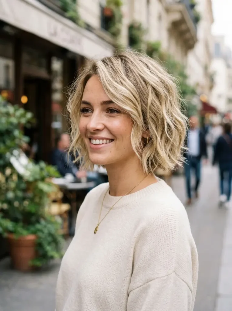 Textured Short Bob
