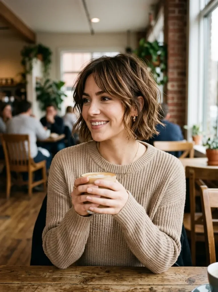 Textured Short Bob