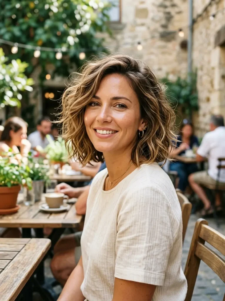 Textured Wavy Bob