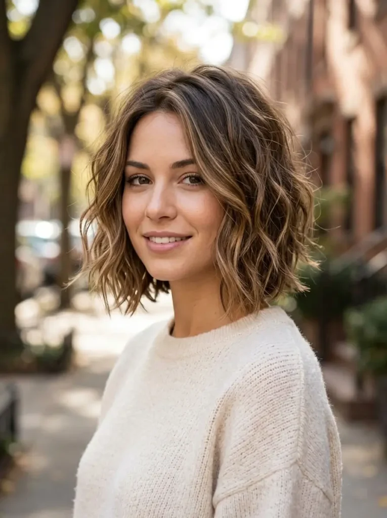 Textured Wavy Bob