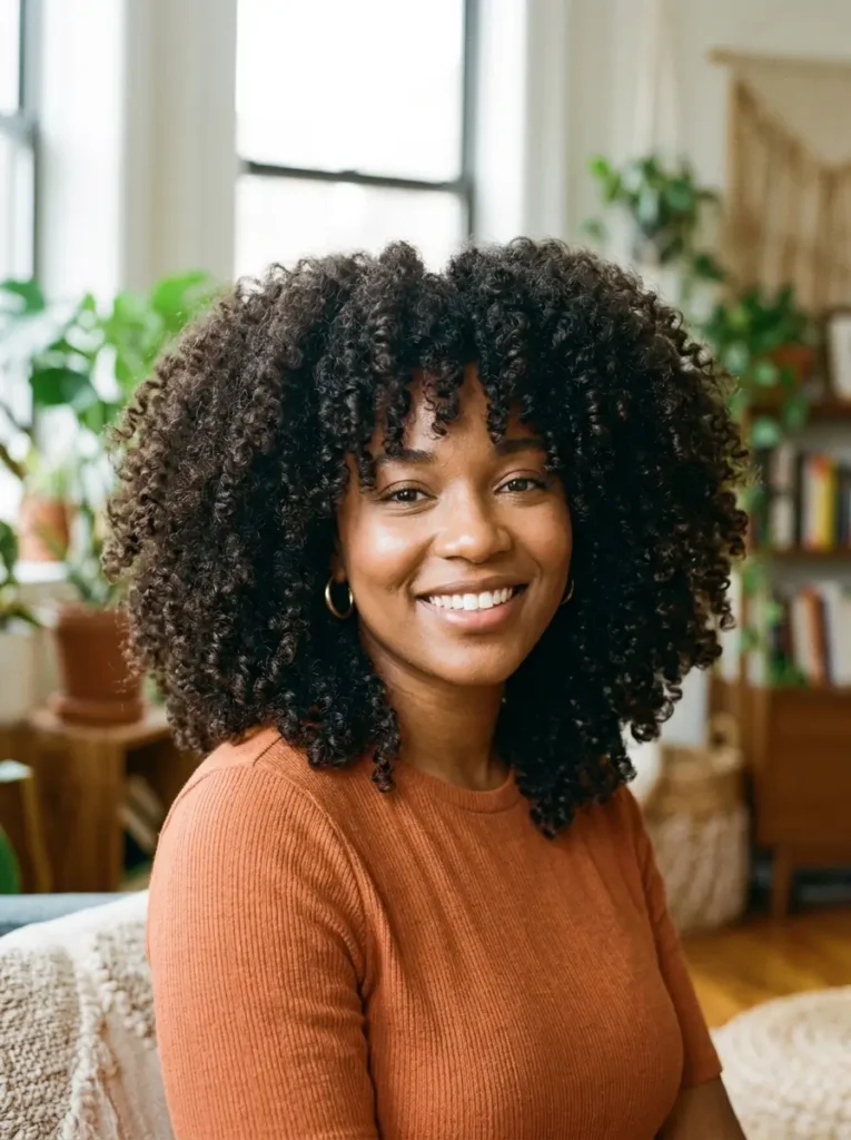 Thick Curly Hair Shape