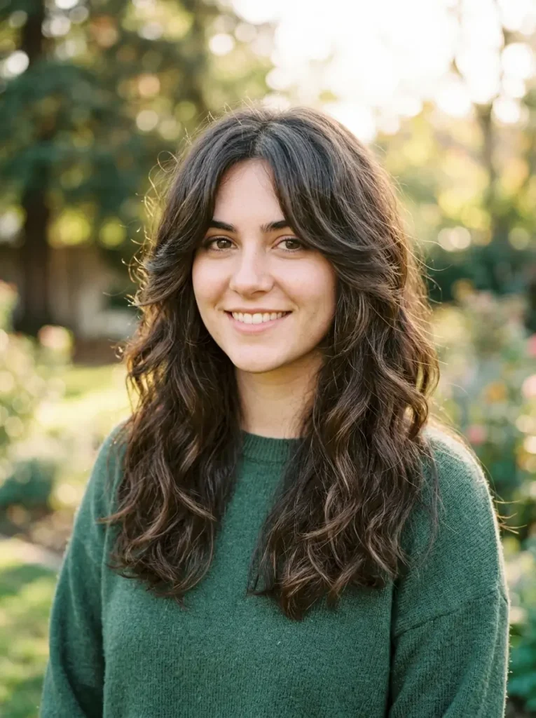Thick Hair with Face-Framing Layers