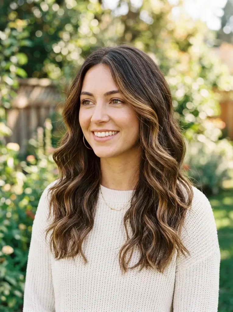 Toffee Balayage for Brown Hair