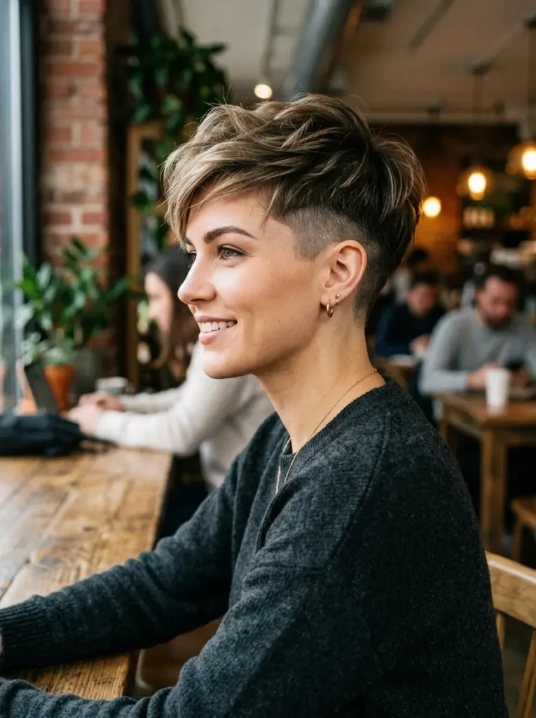 Undercut Pixie Hairstyle