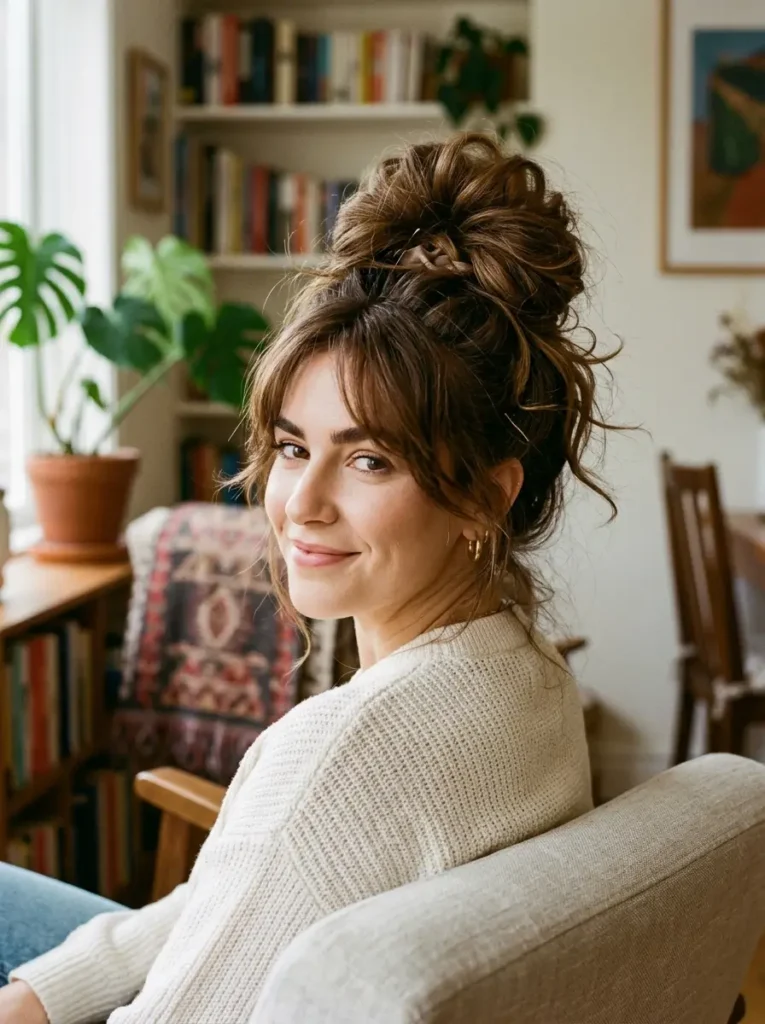 Voluminous Messy Bun