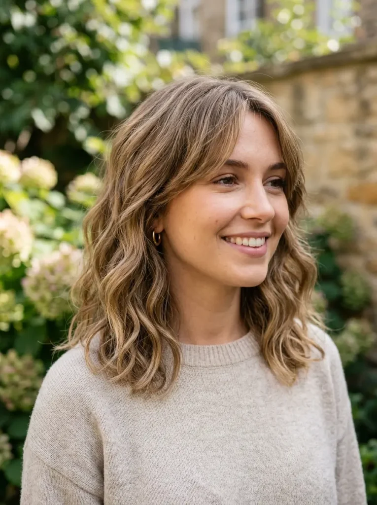 Wavy Lob Haircut
