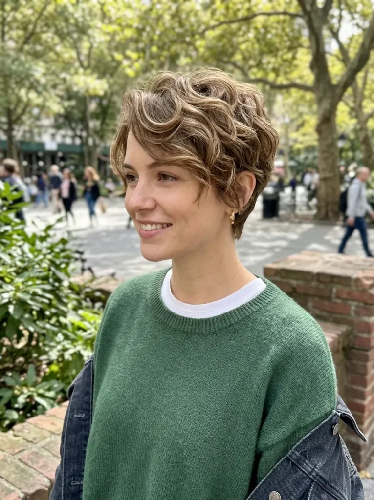 Wavy Pixie Cut