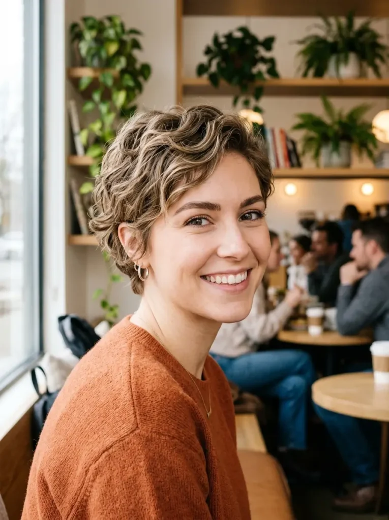 Wavy Pixie Cut