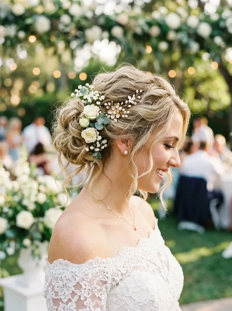 Wedding Messy Bun