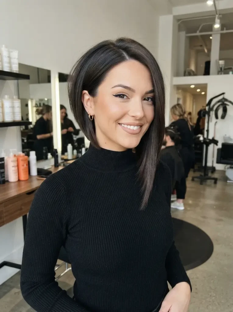 Asymmetrical Angled Bob