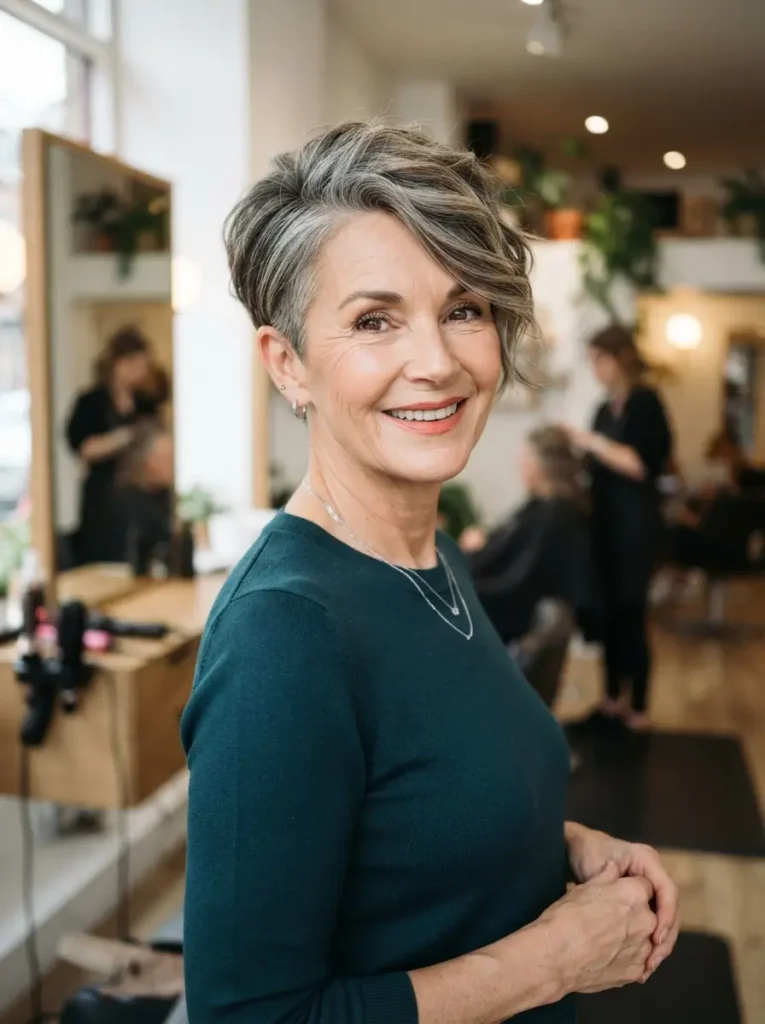 Asymmetrical Pixie Cut