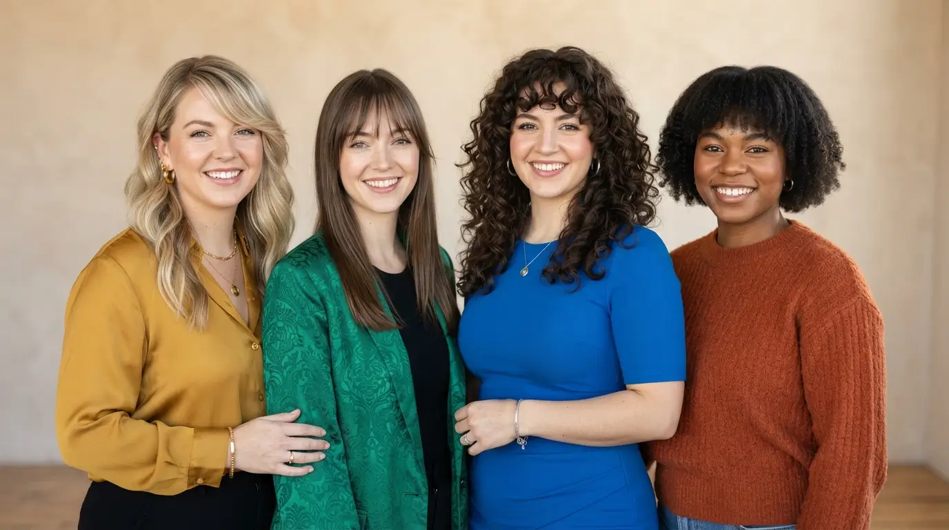 Bangs for Round Face for Every Hair Type