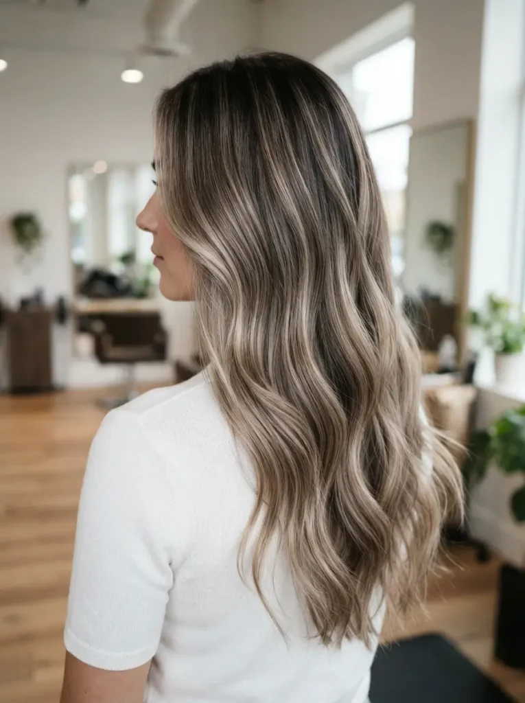 Beige Brunette Balayage