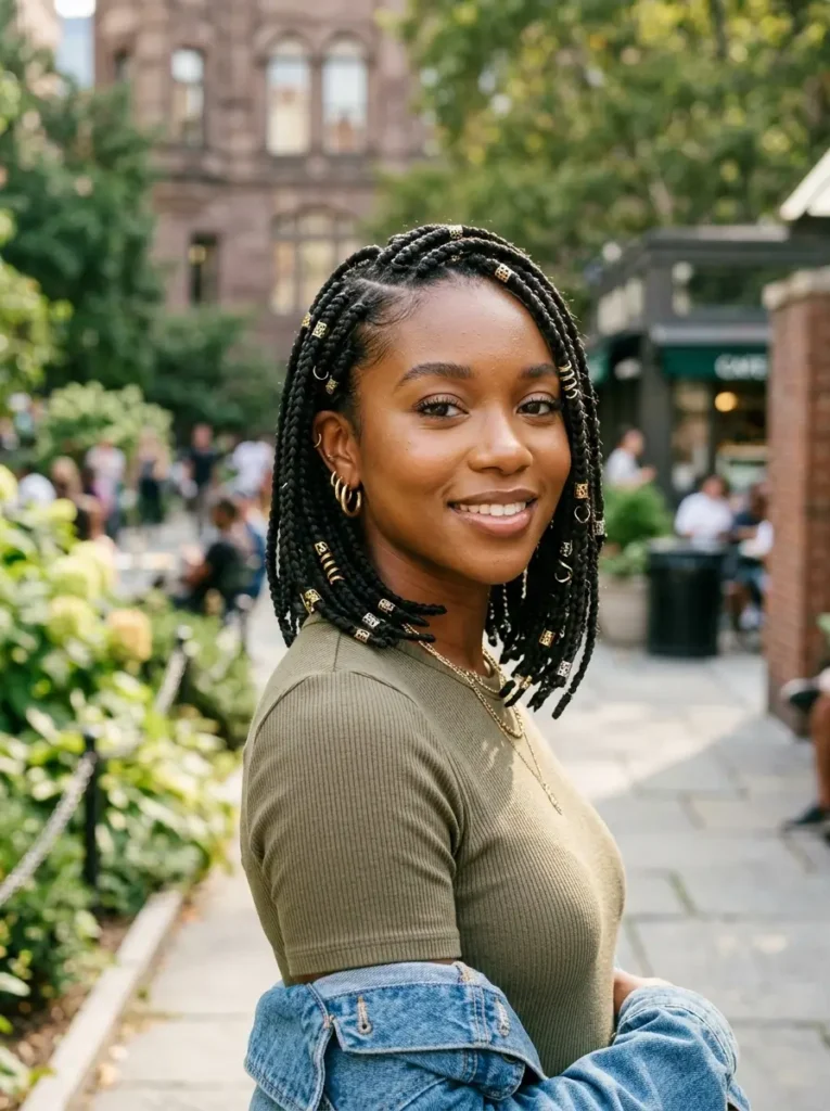 Bob Braids with Cuffs