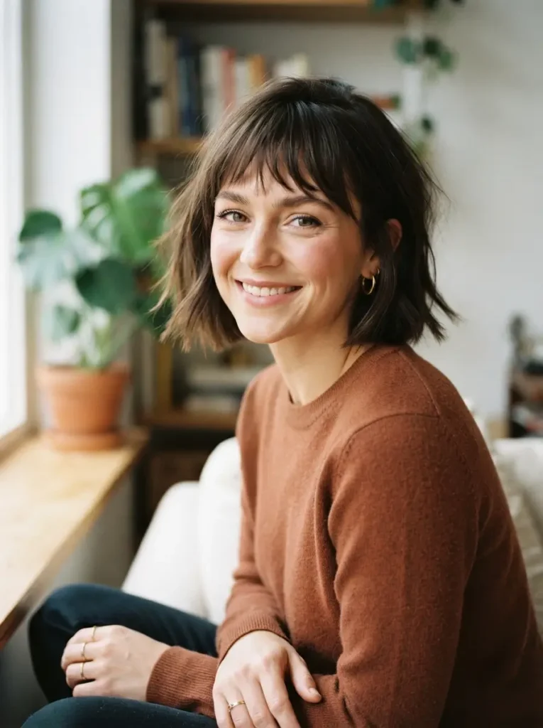 Bob with Wispy Bangs