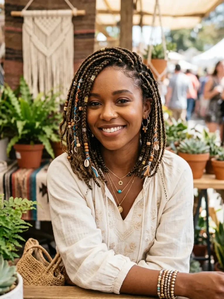 Boho Bob Braids