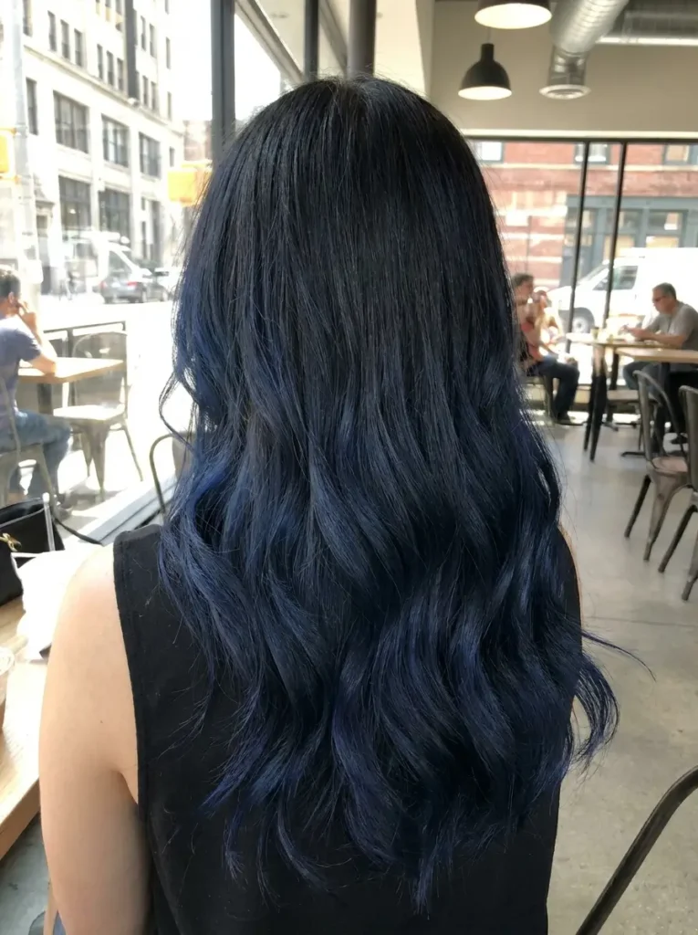 Brown to Lavender Ombre