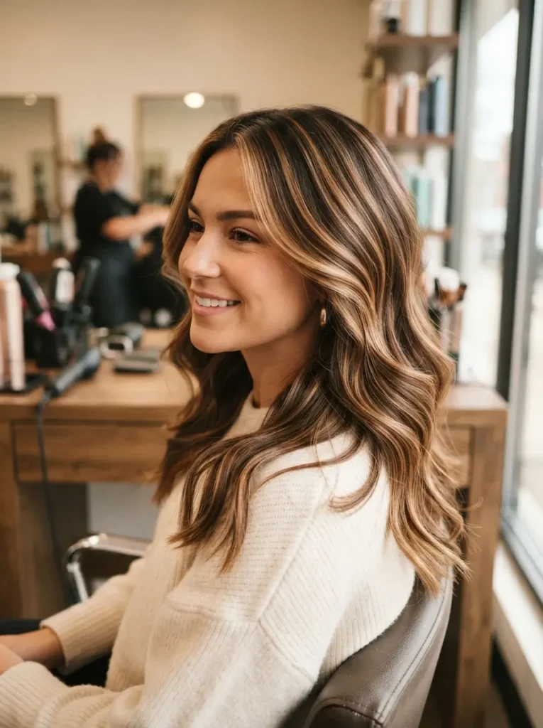 Caramel Ribbon Highlights