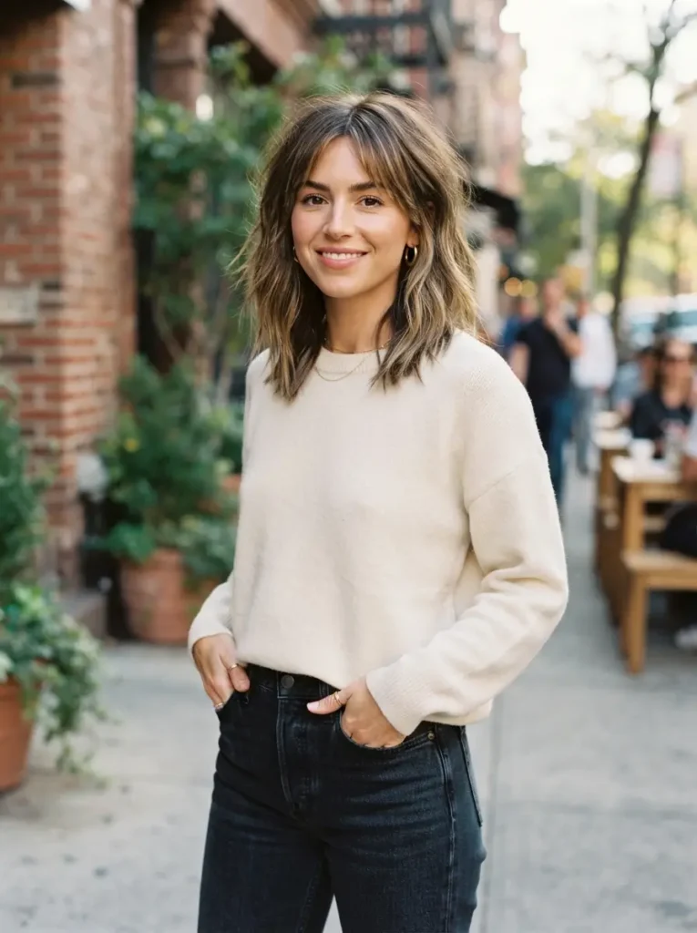 Choppy Shoulder-Length Layers