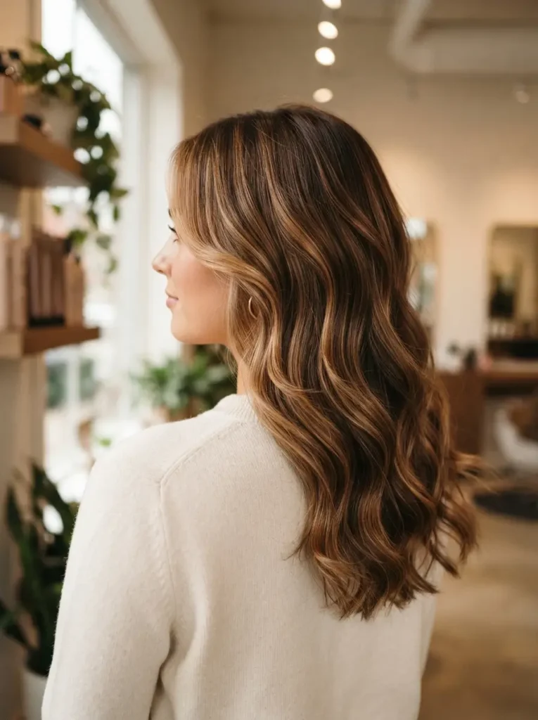 Classic Caramel Brunette Balayage