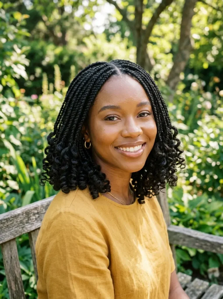Curly Ends Bob Braids