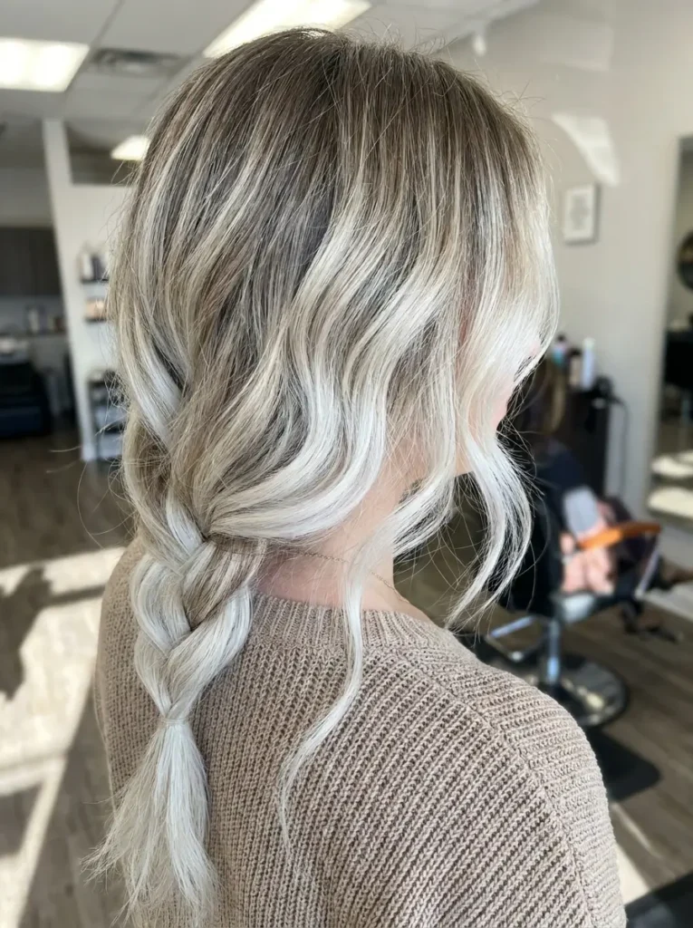 Dirty Blonde to Platinum Ombre